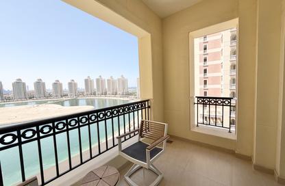 Apartment - 2 Bedrooms - 3 Bathrooms for rent in Viva East - Viva Bahriyah - The Pearl Island - Doha