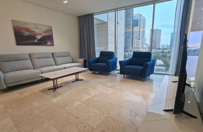 Apartment - 2 Bedrooms - 3 Bathrooms for rent in Lusail Marina Heights - Marina District - Lusail