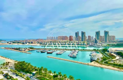 Apartment - 2 Bedrooms - 3 Bathrooms for rent in Lusail Residence - Marina District - Lusail
