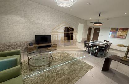 Apartment - 2 Bedrooms - 3 Bathrooms for rent in Ramada Commercial Building - Al Rawabi Street - Al Muntazah - Doha
