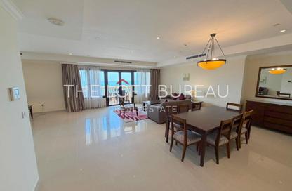 Apartment - 3 Bedrooms - 4 Bathrooms for rent in West Porto Drive - Porto Arabia - The Pearl Island - Doha