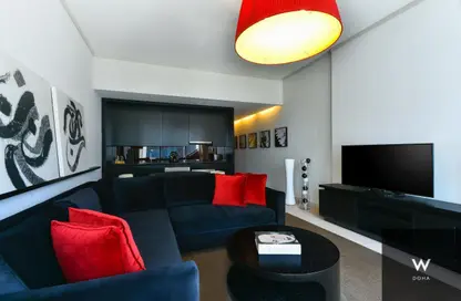 Apartment - 1 Bedroom - 1 Bathroom for rent in W Doha Hotel  and  Residences - Diplomatic Street - West Bay - Doha