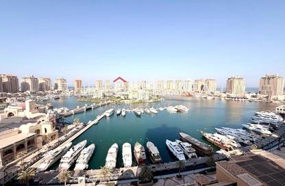 شقة - غرفة نوم - 1 حمام للايجار في طريق بورتو الشرقي - بورتو أرابيا - جزيرة اللؤلؤة - الدوحة