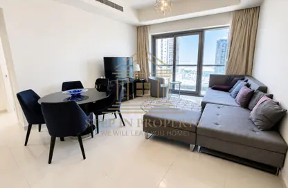 Apartment - 2 Bedrooms - 3 Bathrooms for rent in Seef Lusail Tower 1 - Seef Lusail - Lusail City - Lusail
