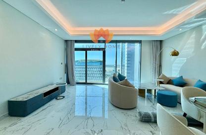 Apartment - 2 Bedrooms - 3 Bathrooms for rent in Lusail Marina Heights - Marina District - Lusail