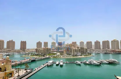 Apartment - 2 Bedrooms - 3 Bathrooms for rent in West Porto Drive - Porto Arabia - The Pearl Island - Doha