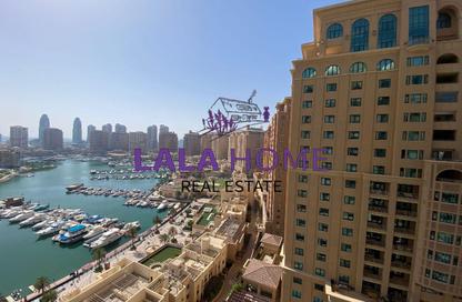 Apartment - 1 Bedroom - 2 Bathrooms for rent in Porto Arabia - The Pearl Island - Doha