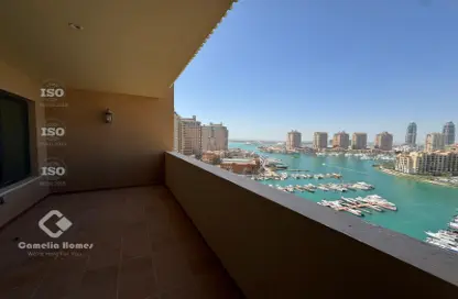 Apartment - 2 Bedrooms - 3 Bathrooms for rent in East Porto Drive - Porto Arabia - The Pearl Island - Doha