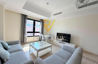 Apartment - 1 Bedroom - 2 Bathrooms for rent in East Porto Drive - Porto Arabia - The Pearl Island - Doha