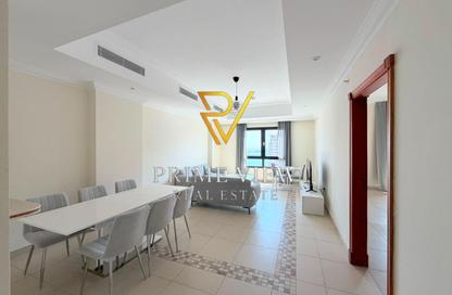 Apartment - 1 Bedroom - 2 Bathrooms for rent in East Porto Drive - Porto Arabia - The Pearl Island - Doha