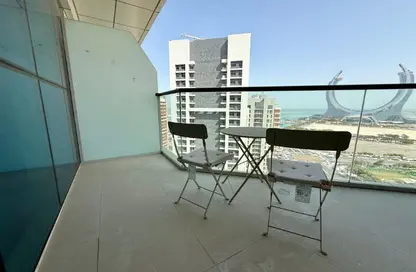 Apartment - 1 Bedroom - 2 Bathrooms for rent in Burj DAMAC Marina - Marina District - Lusail