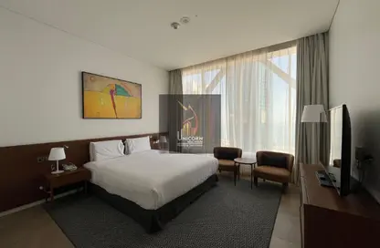 شقق فندقية - 3 غرف نوم - 4 حمامات للايجار في برج وست باي - الخليج الجنوبي - الخليج الغربي - الدوحة