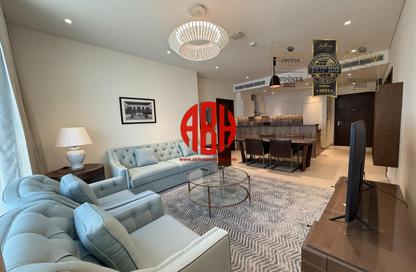 Apartment - 2 - 3 for rent in Lusail Marina Heights - Marina District - Lusail
