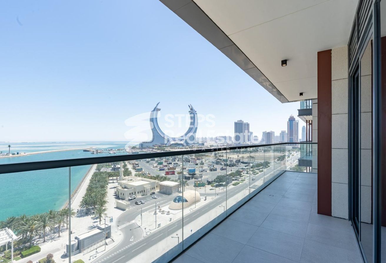 BRAND NEW 2 BED APT DIRECT SEA VIEW LUSAIL MARINA