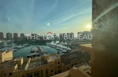 Apartment - Studio - 1 Bathroom for rent in East Porto Drive - Porto Arabia - The Pearl Island - Doha