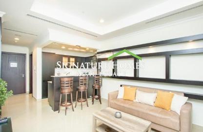 Apartment - Studio - 1 Bathroom for rent in Tower 14 - Porto Arabia - The Pearl Island - Doha