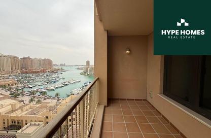 Apartment - 1 Bedroom - 2 Bathrooms for rent in Two Porto Arabia - Porto Arabia - The Pearl Island - Doha