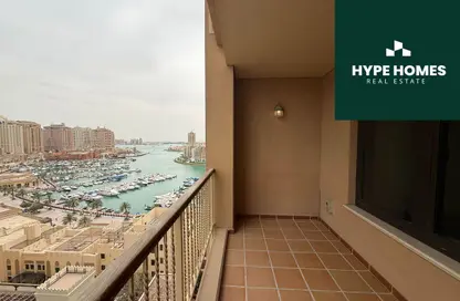 Apartment - 1 Bedroom - 2 Bathrooms for rent in Two Porto Arabia - Porto Arabia - The Pearl Island - Doha