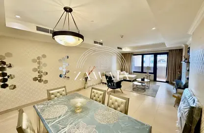 Apartment - 1 Bedroom - 2 Bathrooms for rent in East Porto Drive - Porto Arabia - The Pearl Island - Doha