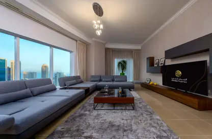 Apartment - 2 Bedrooms - 3 Bathrooms for rent in Alfardan Residential Tower - Alfardan Towers - West Bay - Doha