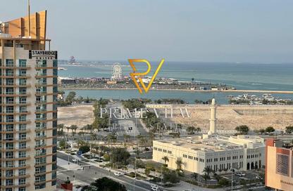 Apartment - 2 - 2 for rent in Lusail Marina Heights - Marina District - Lusail