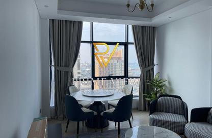 Apartment - 2 - 2 for rent in Lusail Marina Heights - Marina District - Lusail