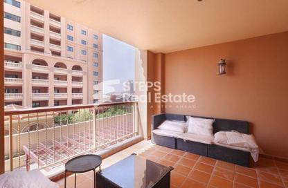 Apartment - 1 Bedroom - 2 Bathrooms for sale in West Porto Drive - Porto Arabia - The Pearl Island - Doha Apartment - 1 Bedroom - 2 Bathrooms for sale in West Porto Drive - Porto Arabia - The Pearl Island - Doha