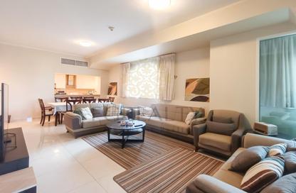 Apartment - 2 Bedrooms - 3 Bathrooms for rent in East Porto Drive - Porto Arabia - The Pearl Island - Doha