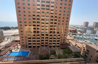 شقة - 2 غرف نوم - 3 حمامات للايجار في وان بورتو ارابيا - بورتو أرابيا - جزيرة اللؤلؤة - الدوحة