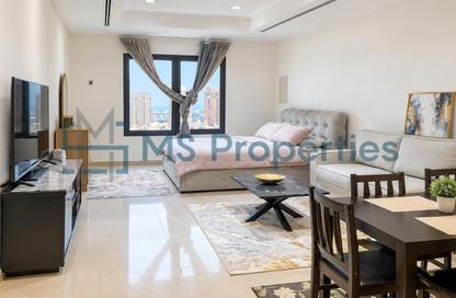 Apartment - Studio - 1 for rent in West Porto Drive - Porto Arabia - The Pearl Island - Doha