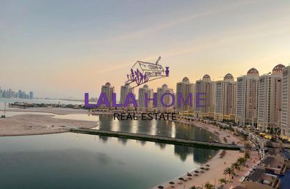 Apartment - 2 Bedrooms - 3 Bathrooms for rent in Bilal Pearl Suites - Viva Bahriyah - The Pearl Island - Doha
