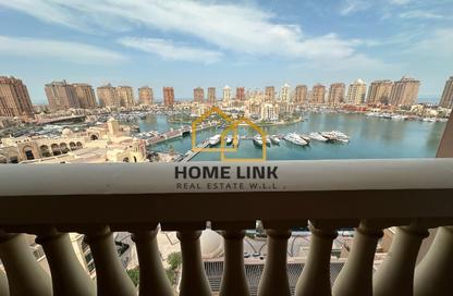 Apartment - 1 - 2 for rent in West Porto Drive - Porto Arabia - The Pearl Island - Doha