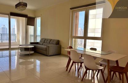 Apartment - 2 Bedrooms - 3 Bathrooms for rent in Viva West - Viva Bahriyah - The Pearl Island - Doha