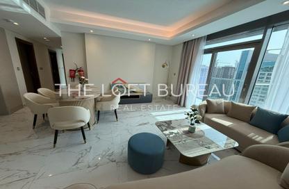 Apartment - 2 Bedrooms - 3 Bathrooms for rent in Marina Tower 23 - Marina District - Lusail