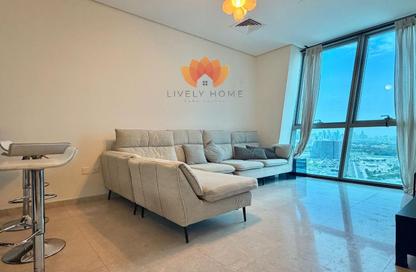 Apartment - 2 Bedrooms - 2 Bathrooms for rent in Zig Zag Tower B - Zig Zag Towers - West Bay - Doha