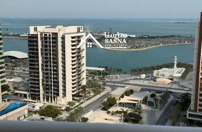 شقة - غرفة نوم - 2 حمامات للايجار في منطقة المارينا - الوسيل