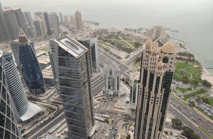 Office Space - Studio - 1 for rent in Palm Tower B - Palm Towers - West Bay - Doha