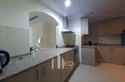 Apartment - 1 Bedroom - 2 Bathrooms for rent in East Porto Drive - Porto Arabia - The Pearl Island - Doha