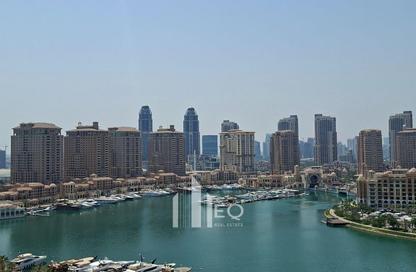 Apartment - 1 Bedroom - 2 Bathrooms for rent in East Porto Drive - Porto Arabia - The Pearl Island - Doha