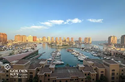 شقة - 2 غرف نوم - 3 حمامات للبيع في طريق بورتو الغربي - بورتو أرابيا - جزيرة اللؤلؤة - الدوحة