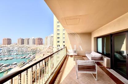 Apartment - 2 Bedrooms - 3 Bathrooms for rent in East Porto Drive - Porto Arabia - The Pearl Island - Doha