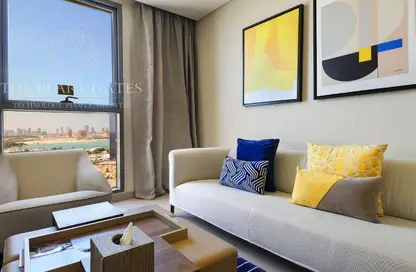 شقة - غرفة نوم - 2 حمامات للايجار في برج وست باي - الخليج الجنوبي - الخليج الغربي - الدوحة