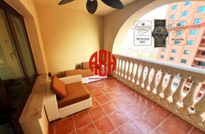 Apartment - 1 Bedroom - 2 Bathrooms for rent in West Porto Drive - Porto Arabia - The Pearl Island - Doha