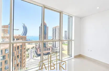 Apartment - 2 Bedrooms - 2 Bathrooms for rent in Lusail Marina Heights - Marina District - Lusail
