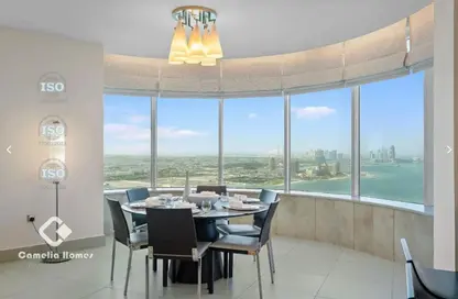 شقة - 3 غرف نوم - 5 حمامات للايجار في الخليج الجنوبي - الخليج الغربي - الدوحة