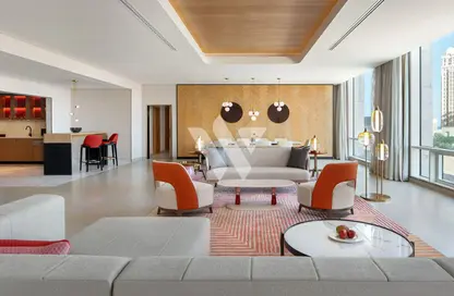Hotel Apartments - 3 Bedrooms - 4 Bathrooms for rent in West Bay Tower - West Bay - West Bay - Doha