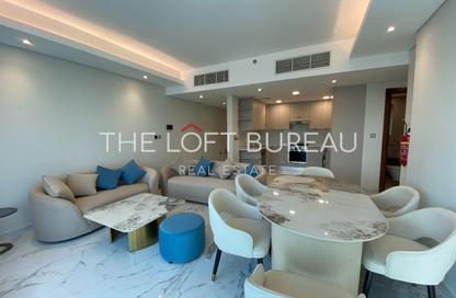 Apartment - 2 Bedrooms - 3 Bathrooms for rent in Marina Tower 23 - Marina District - Lusail