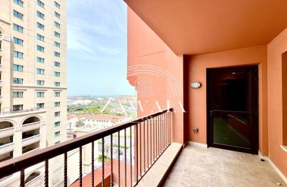 Apartment - 1 Bedroom - 2 Bathrooms for rent in East Porto Drive - Porto Arabia - The Pearl Island - Doha