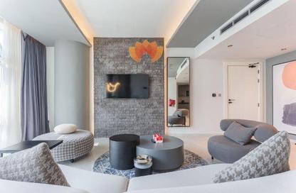 Apartment - 1 Bedroom - 1 Bathroom for rent in Lusail Marina Heights - Marina District - Lusail