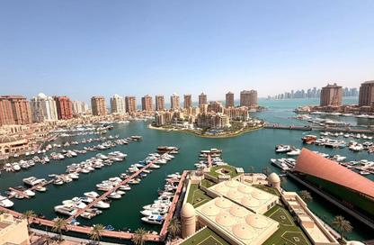 Apartment - 3 Bedrooms - 4 Bathrooms for rent in East Porto Drive - Porto Arabia - The Pearl Island - Doha